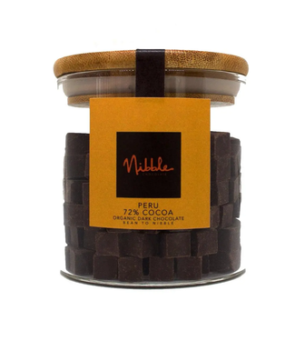 Nibble "Nibblelitos" 72% Dark Chocolate Peru