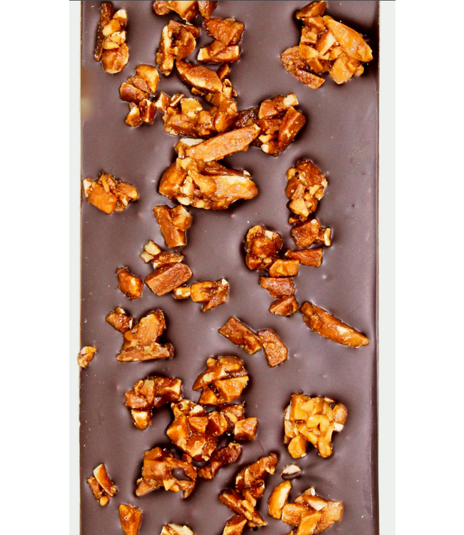 Deux Cranes 70% Dark Chocolate Miso Almond Bar 4.7 oz