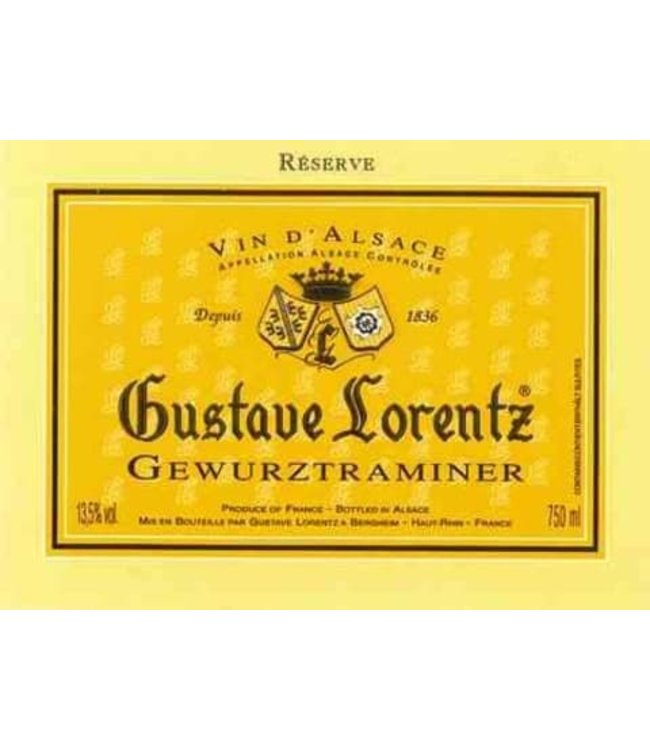 Gustave Lorentz Gewürztraminer Reserve 2020 Alsace - France