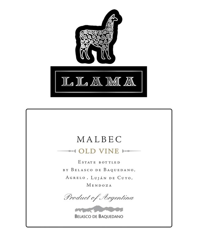 Llama Malbec "Old Vine" 2019 Agrelo - Argentina