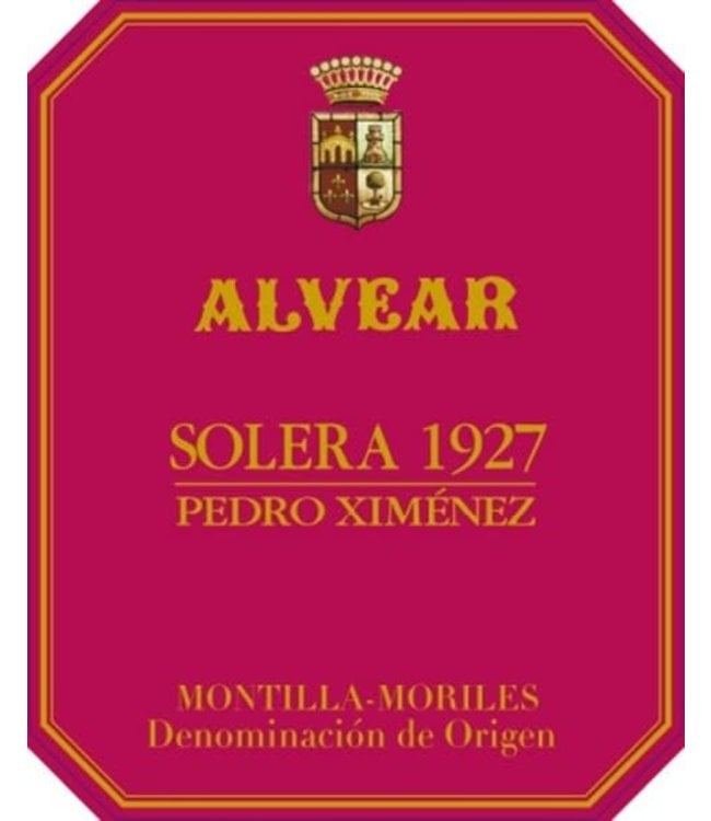 Alvear Solera 1927 Pedro Ximénez Sherry  375ml Montilla - Spain