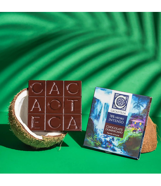 Cacaoteca 78% Negro Chocolate Dominicano "Intenso" Bar 1.8oz Dominican Republic