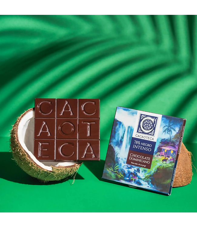 Cacaoteca 78% Negro Chocolate Dominicano "Intenso" Bar 1.8oz Dominican Republic