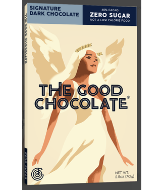 The Good Chocolate 65% Signature Dark "Zero Sugar" 2.5oz San Francisco