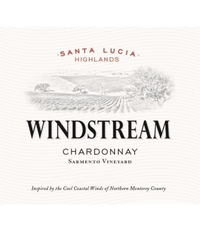 Windstream Chardonnay “Sarmento Vineyard” 2019 Santa Lucia Highlands