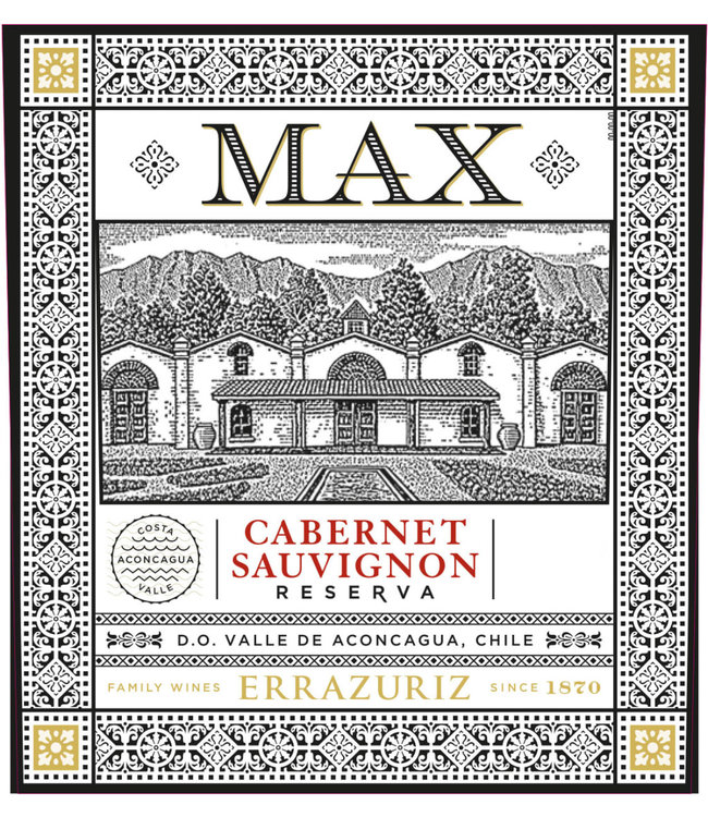 Errazuriz "MAX" Cabernet Sauvignon Reserva 2018 Aconcagua Valley - Chile