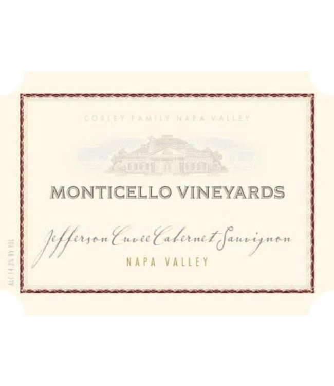 Monticello Vineyards "Jeffereson Cuvee" Cabernet Sauvignon 2019 Napa Valley
