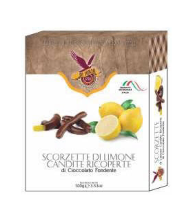 Di Iorio 70% Nero Cioccolato Fondente Limone Zest 3.53oz Italy