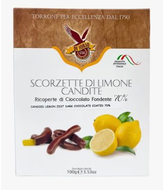 Di Iorio 70% Nero Cioccolato Fondente Limone Zest 3.53oz Italy