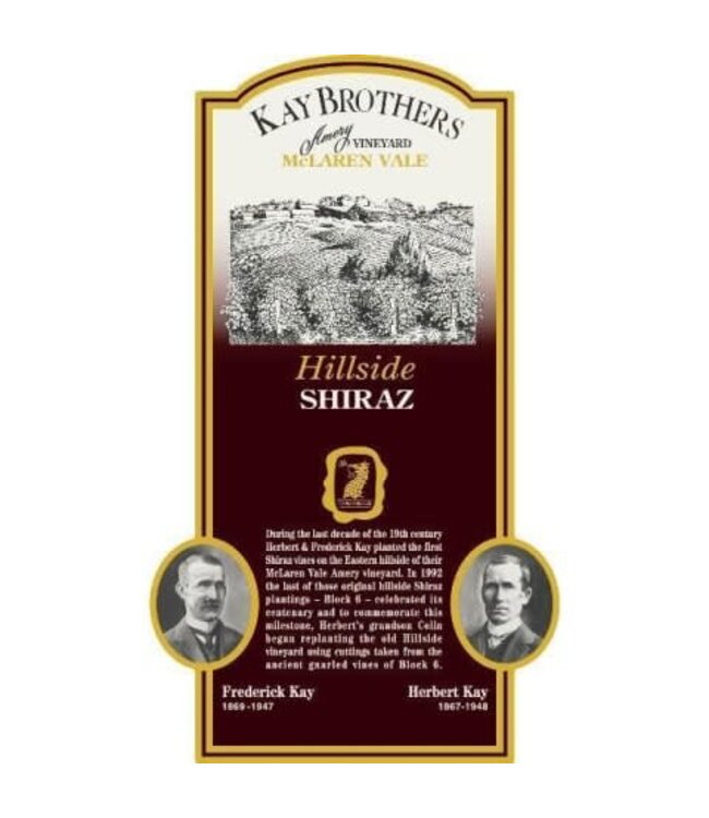 Kay Brothers Hillside Shiraz 2017 McLaren Vale - Australia