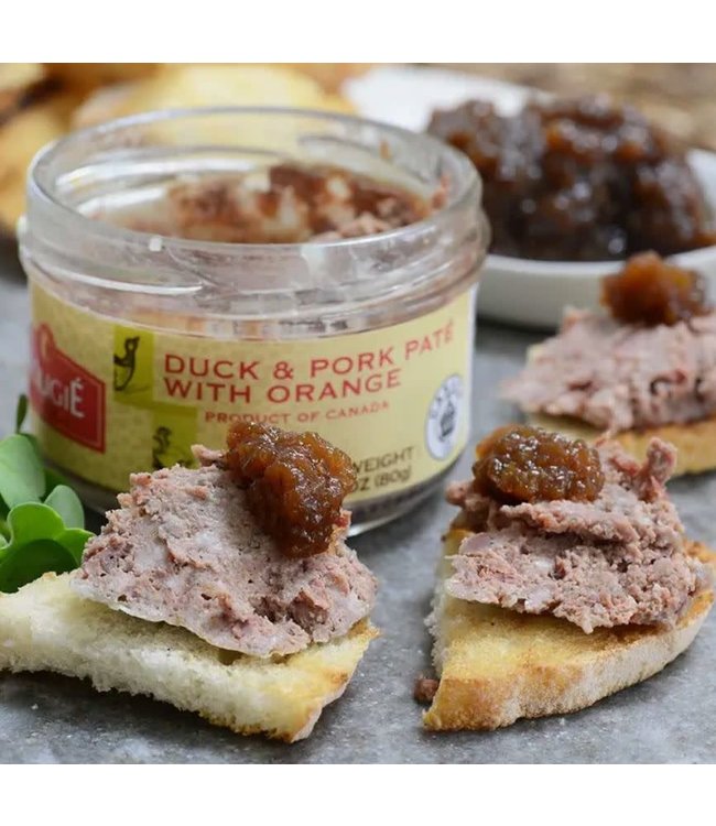 RouguiÉ Orange Duck & Pork Paté 2.8oz Quebec - Canada