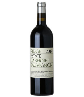 Ridge Estate Cabernet Sauvignon "Monte Bello Vineyard" 2019 Santa Cruz Mtn.