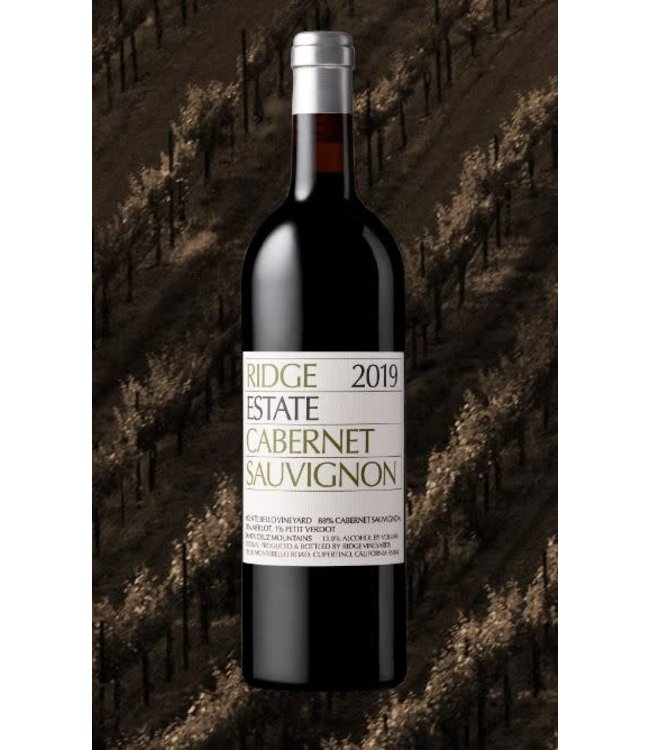 Ridge Estate Cabernet Sauvignon "Monte Bello Vineyard" 2019 Santa Cruz Mtn.