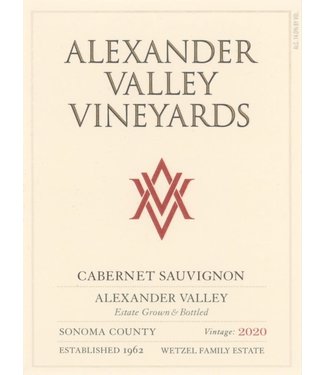 Alexander Valley Vineyards Cabernet Sauvignon 2020 Sonoma