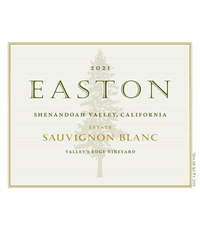 Easton Estate Sauvignon Blanc "Valley's Edge Vineyard" 2021 Shenandoah Valley
