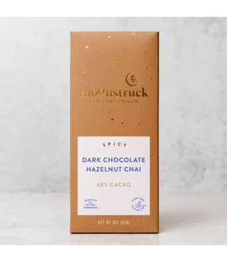 Moonstruck Spicy 68% Dark Chocolate Hazelnut Chai Bar  Portland - Oregon