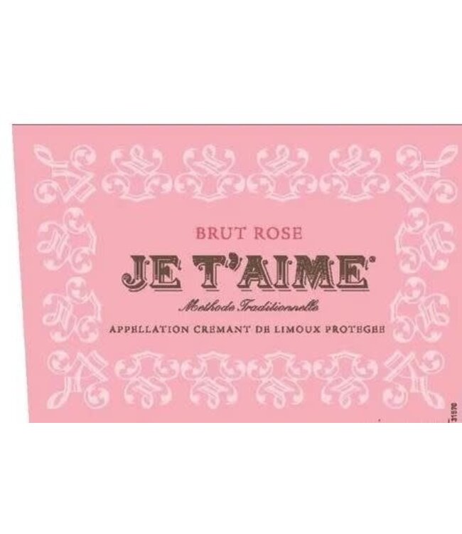 Je T'Aime Crémant de Limoux Brut Rosé NV  Languedoc - France