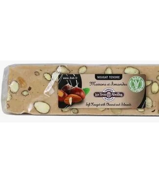 Trois Abeilles Soft Nougat Chestnuts & Almonds Provence  - France