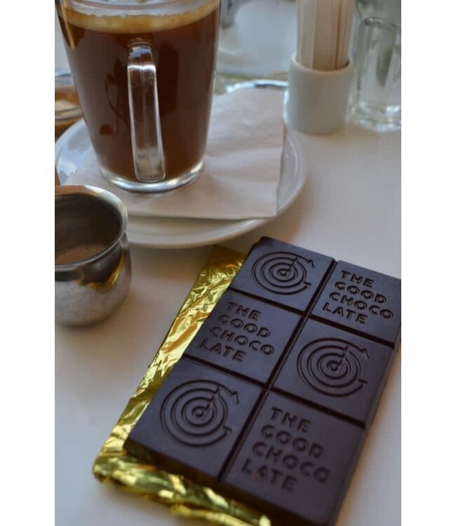 The Good Chocolate 64% DBL Crunch "Less Sugar" 2.5oz San Francisco