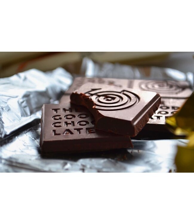 The Good Chocolate 64% DBL Crunch "Less Sugar" 2.5oz San Francisco