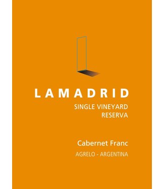 LaMadrid Single Vineyard Cabernet Franc "Reserva"  2017 LaMadrid Reserva  Single Vineyard Cabernet Franc 2019 Agrelo - Argentina