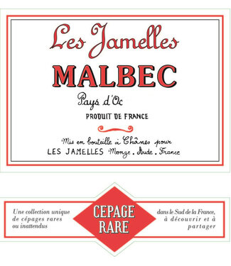 Les Jamelles Malbec 2019 Pays d'Oc - France