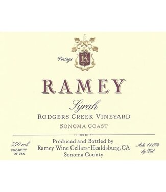 Ramey Syrah 2016 Petaluma Gap - Sonoma