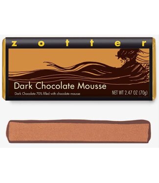 Zotter 70% Dark Chocolate Mousse Bar 2.47 Austria