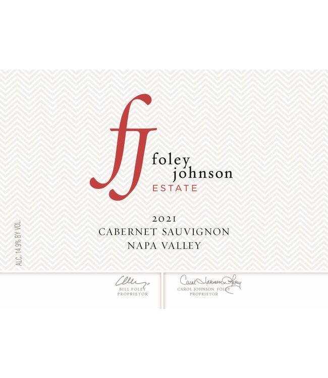 Foley Johnson " Estate" Cabernet Sauvignon 2021 Napa
