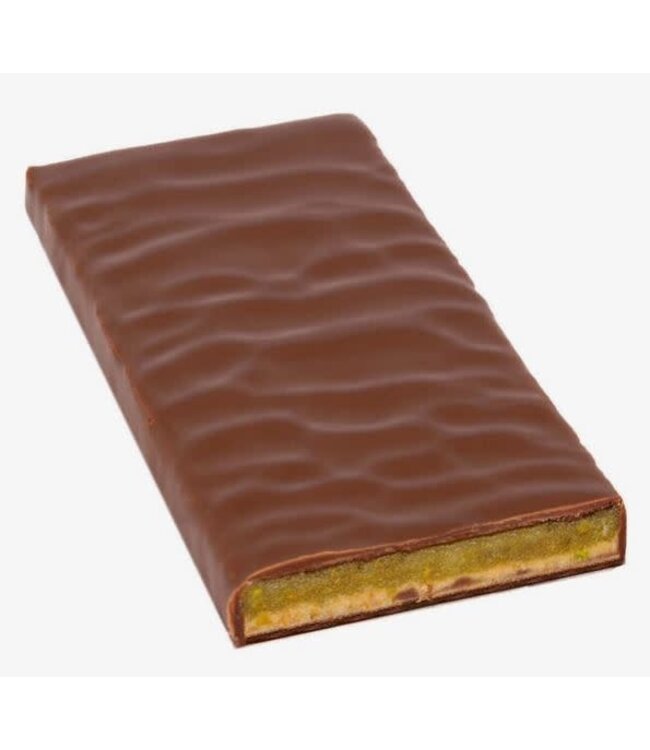 Zotter Pistachio & Marzipan Praline Milk Chocolate Bar 2.47oz Austria