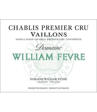 Domaine William Fevre Chablis 1er Cru "Vaillons" 2021 Burgundy - France