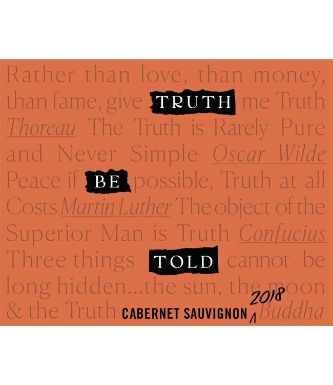 Truth Be Told Cabernet Sauvignon 2019 Columbia Valley - WA
