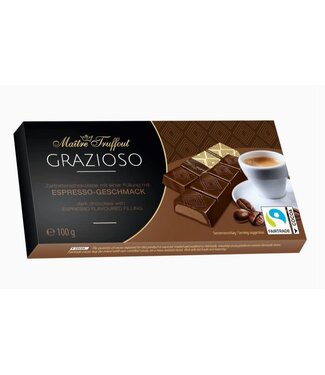 Maitre Truffout Grazioso Dark Espresso Chocolate 3.5oz Austria