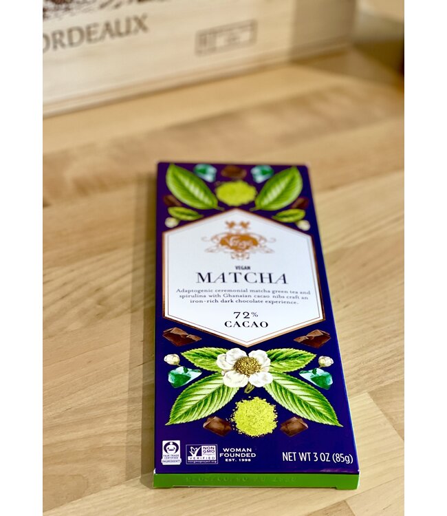 Vosges 72% Dark Chocolate Matcha Green Tea & Spirulina  Chicago