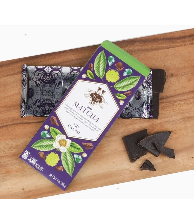 Vosges 72% Dark Chocolate Matcha Green Tea & Spirulina  Chicago