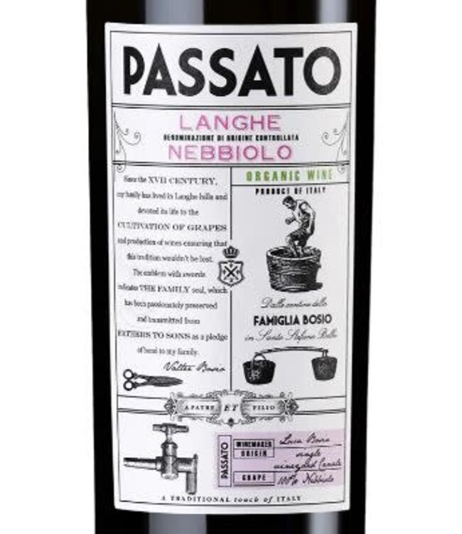 Passato  Nebbiolo Organic 2020  Langhe - Piedmont - Italy