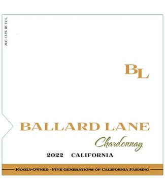Ballard Lane Chardonnay 2018 Central Coast Ballard Lane Chardonnay 2022 Central Coast