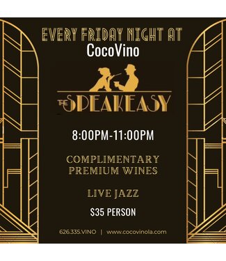 CocoVino Presents: Speakeasy Fridays