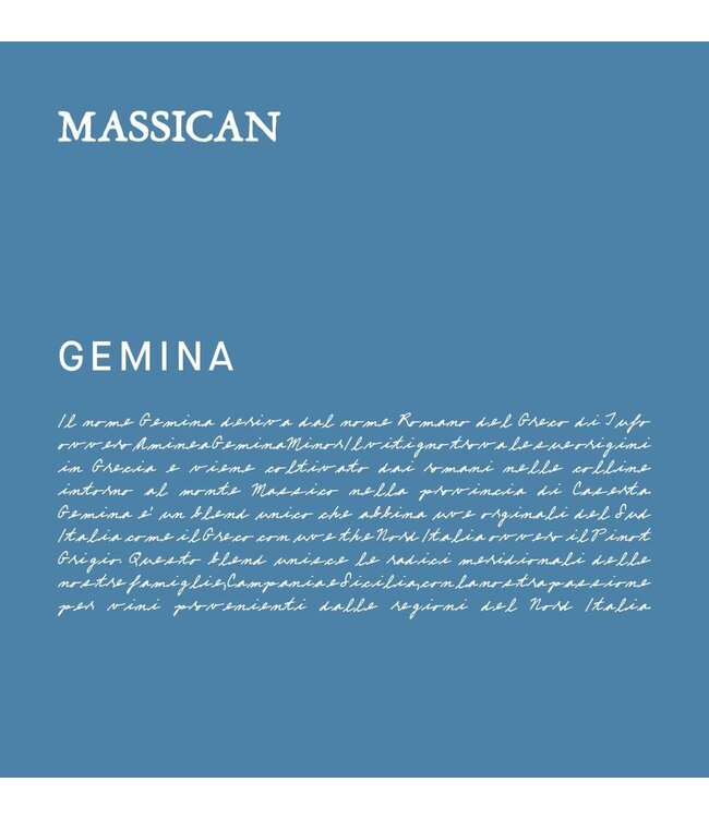 Massican Gemina White Blend 2023 Napa Valley