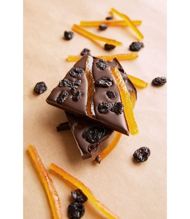 Wildwood Chocolate 70% Dark Orange Confit & Cherries
