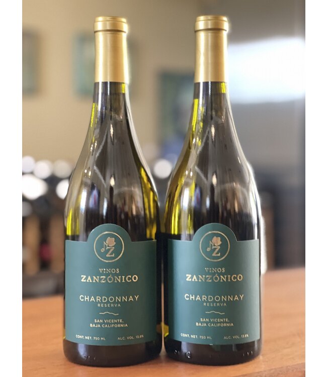 Vinos Zanzónico  Chardonnay  Reserva 2021 San Vicente - Baja - Mexico