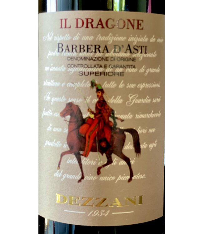 Dezzani "IL Dragone" Barbera d'Asti Superiore DOCG 2020 Piemonte - Italy