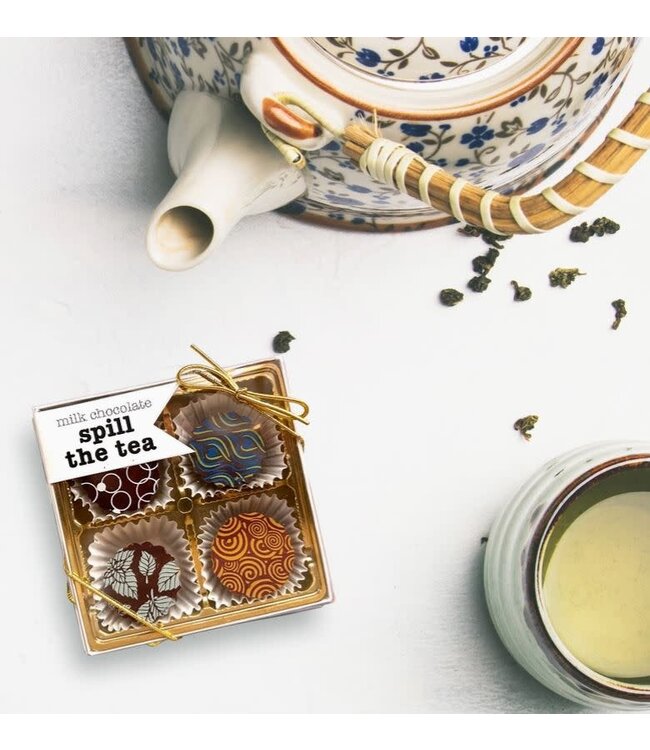 Xocolate Spill the Tea - Milk & Dark Chocolate Tea-Infused BonBons  - Berkeley