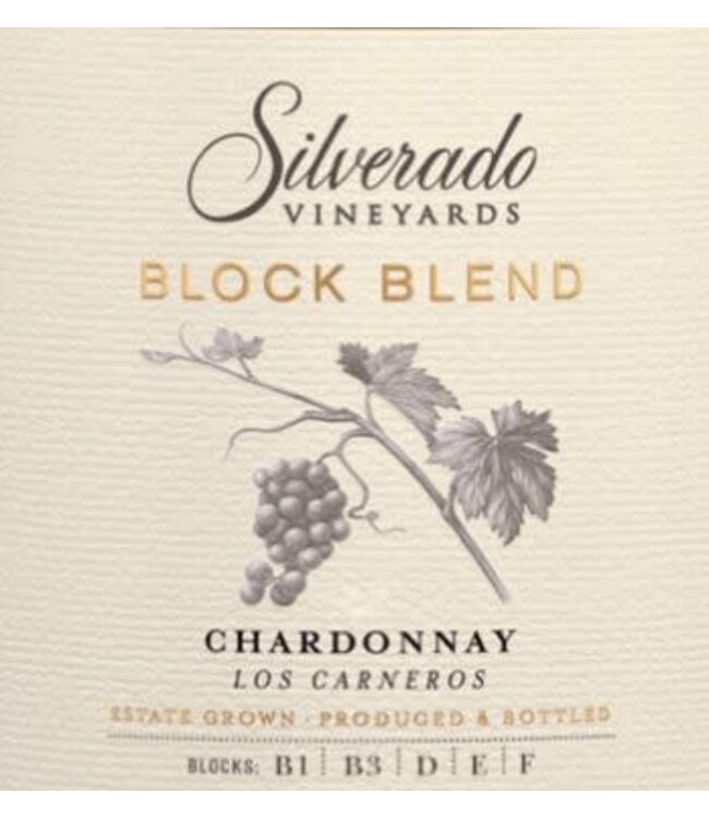 Silverado Chardonnay Vineburg Vineyard-Block Blend 2020 Carneros - Napa Valley
