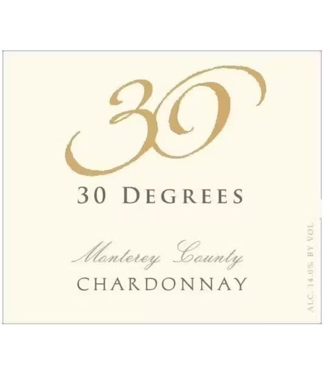 30 Degrees Chardonnay 2020 Monterey County