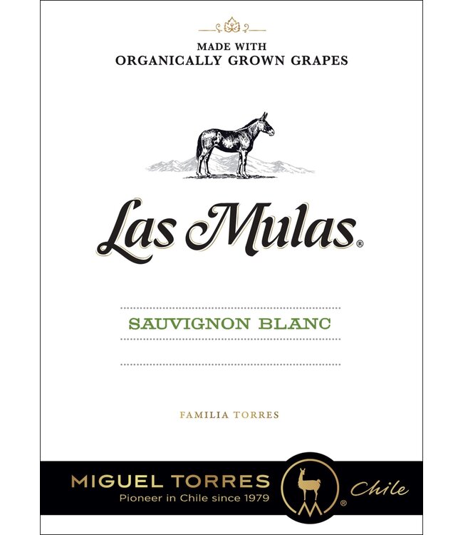 Miguel Torres Las Mulas Organic Sauvignon Blanc 2022 Maule Valley - Chile