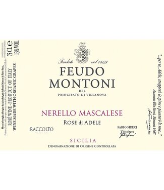 Feudo Montoni Nerello Mascalese Rosé di Adele 2022 Terre Siciliane