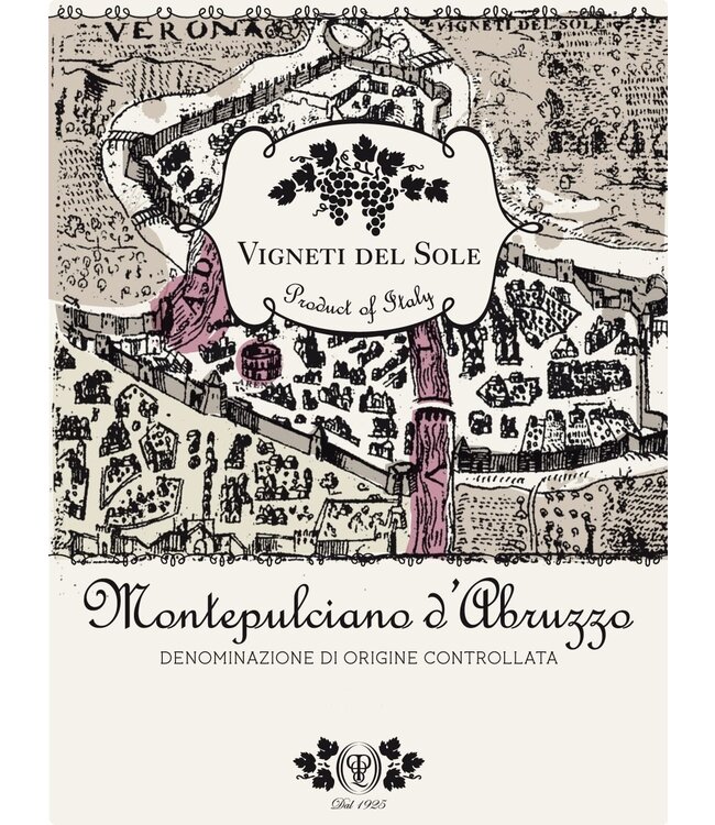 Vigneti del Sole Montepulciano d'Abruzzo 2022 Abruzzi - Italy
