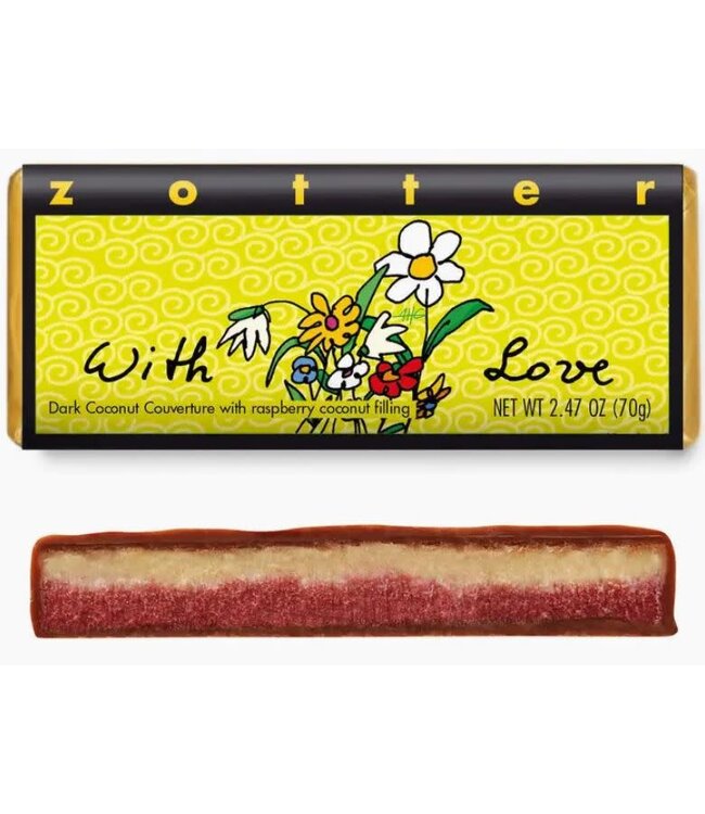 Zotter "With Love" Milk Chocolate 50%  Austria