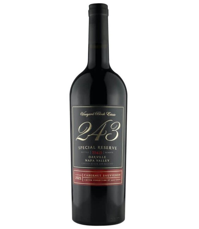 Vineyard Block Estate 243 Oakville Cabernet Sauvignon Reserve 2021 Napa Valley